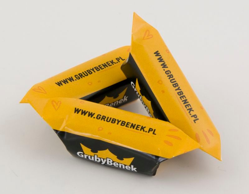 krówki reklamowe dla restauracji Gruby Benek